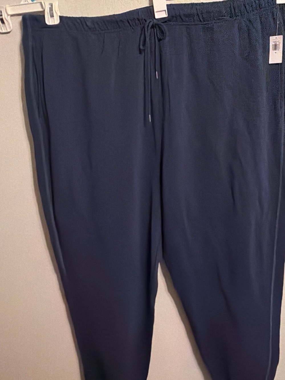 Old Navy Extra High-Waisted Fleece Sweatpants Women Size 4X Volcanic Glass Blue